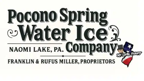 Mr Local History Logo Pocono Spring Water Ice Company AI2 2