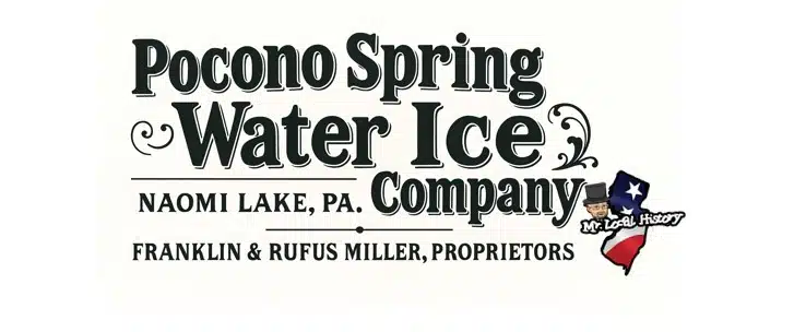 Mr Local History Logo Pocono Spring Water Ice Company AI2 2