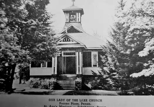 Our Lady Lake Church Colorized
