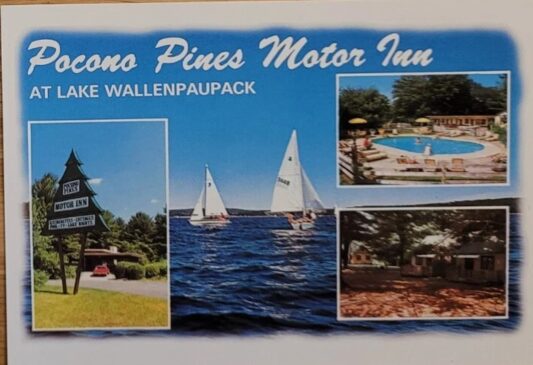 Pocono Pines Motor Inn Postcard