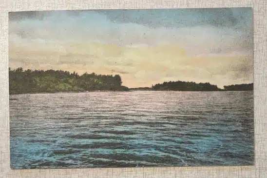 Pocono Pines PA Lutherland Lake 1900 Postcard