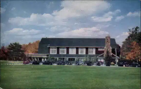 Pocono Pines Pennsylvania PA Casino Cars c1950s 60s Postcard