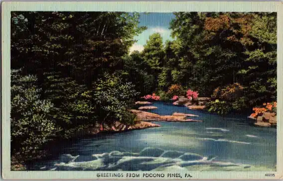 Pocono Pines Postcard
