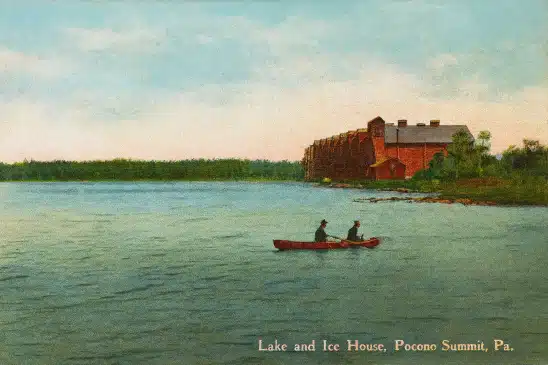 Pocono Summit Ice House Colorized mr local history