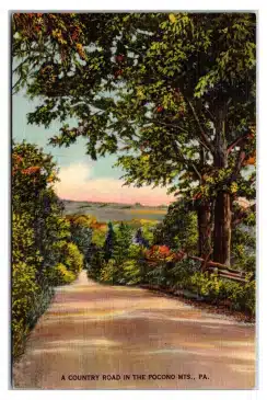 Postcard 1930 poconos