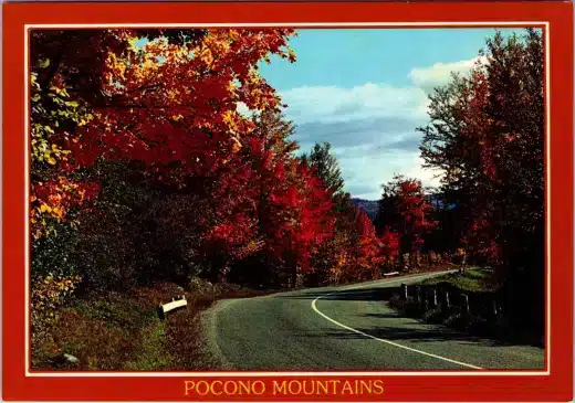 Postcard Autum Poconos