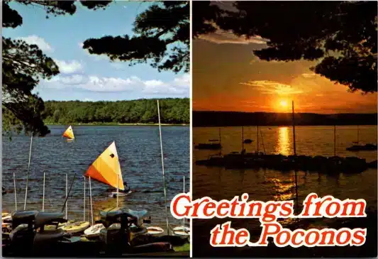 Postcard Greetings from the Poconos