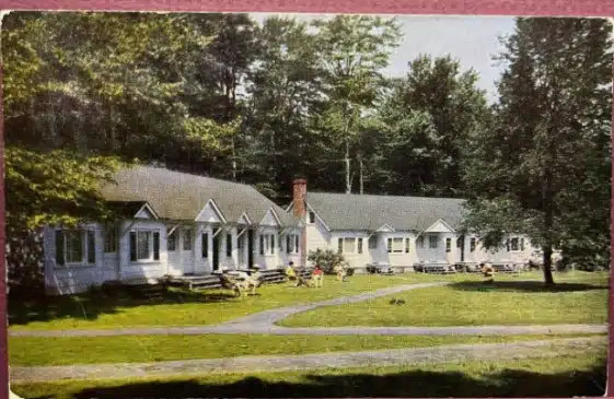Postcard Honeymoon Cottages Pocono Crest