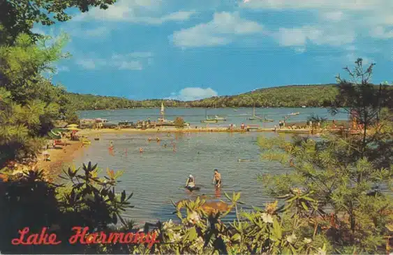 Postcard Lake Harmony