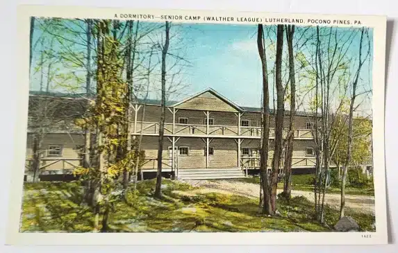1931 Lutherland Dorm Postcard