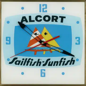 1960 Alcort Sunfish Sailfish Clock