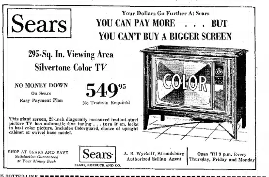 1968 Sears TV
