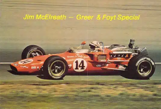1971 Pocono International Raceway 14 Jim McElreath Foyt Racing