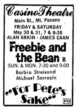 1975 Casino Theatre Ad