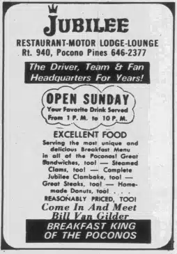 1977 Bill Van Gilders Jubilee Restaurant June 22