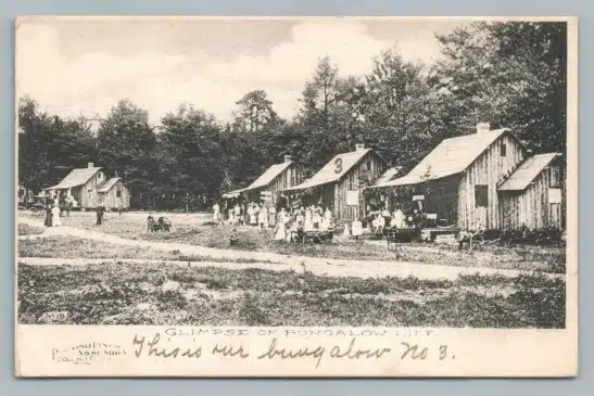 Bungalow Life Pocono Pines AssemblyAntique Monroe Co Pennsylvania Postcard