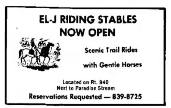 EJs Riding Stables Route 940