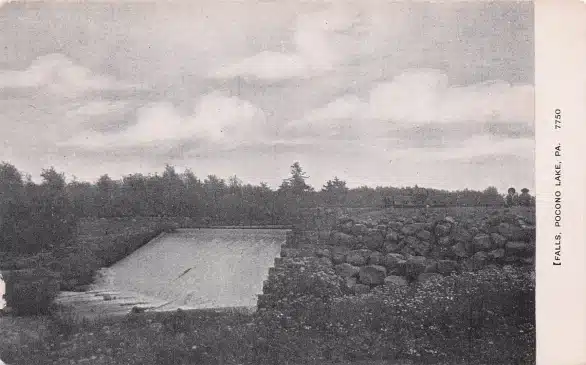 Falls Pocono Lake Postcard