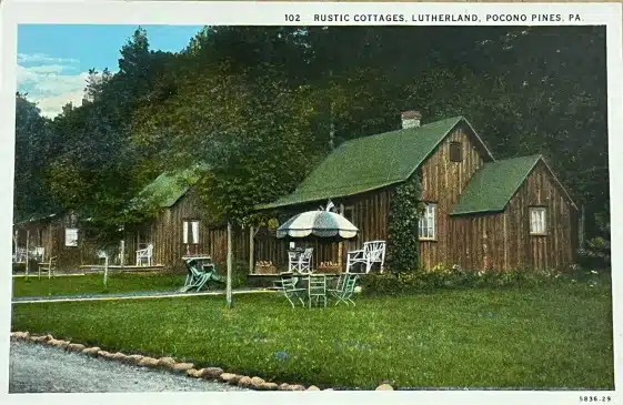 Lutherland Cottages Postcard