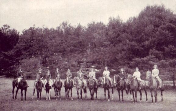 Pine Tree Camp Horseback Riding 11 girls