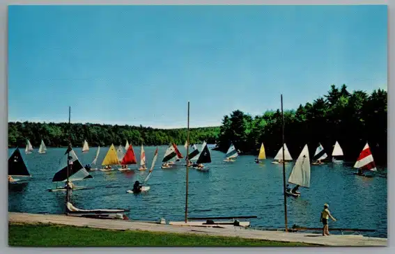 Pocono Lake Preserve PA Sailfish A Good Wind c1964
