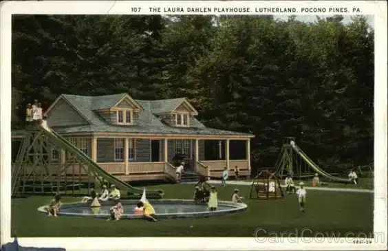 Pocono PinesPA The Laura Dahlen PlayhouseLutherland 1935 1