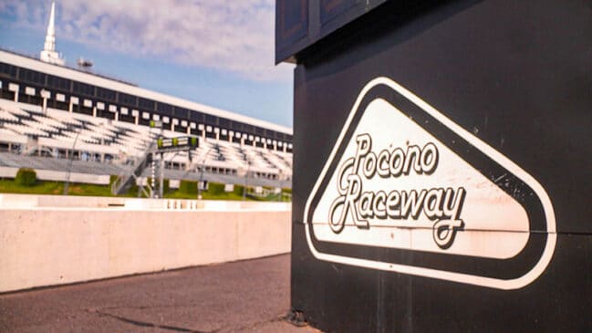 Pocono Raceway Icon Postcardlike
