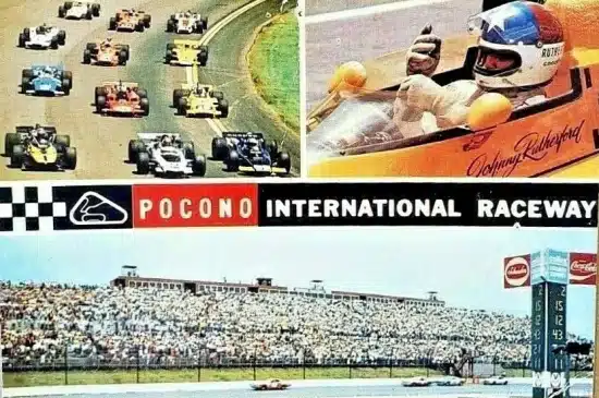 Pocono Raceway Postcard 1970s