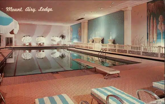 Postcard Mt Airy Lodge Poconos PA2