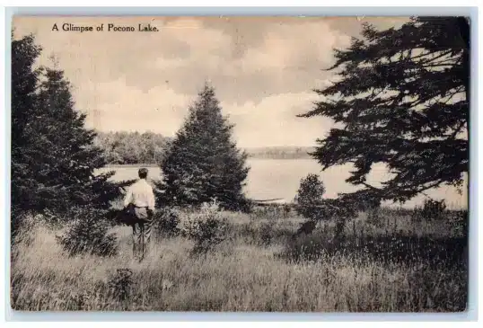 Postcard Pocono Lake2