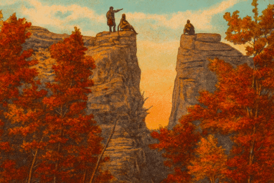 Postcard Split Rock Lake Harmony PA restored