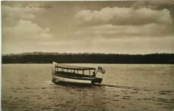 Postcard the Heron Pocono Lake c1905