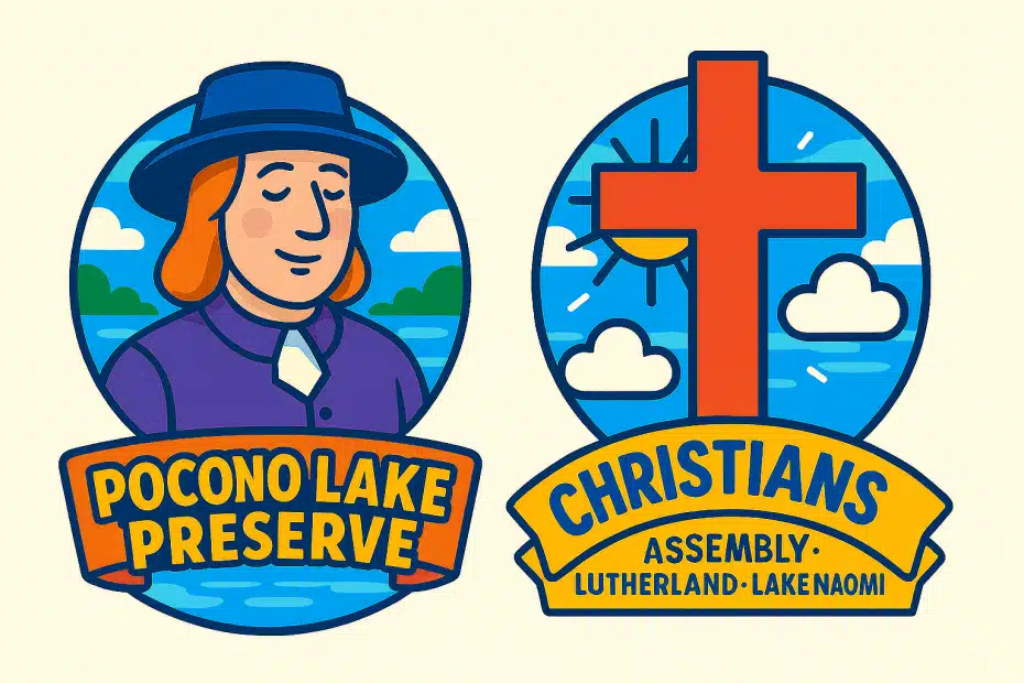 Quakers and Christians Logo3 Mr Local History Project Pocono Preserve and Lake Naomi