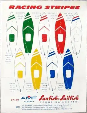 Sunfish Ad Racing Stripes