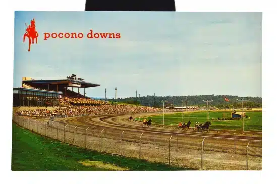 Vintage Postcard Pocono Downs