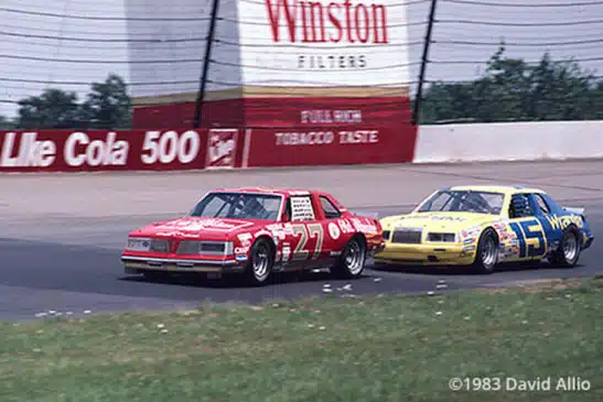 tim richmond pontiac dale earnhardt ford nascar pocono poc 072483 01 s20