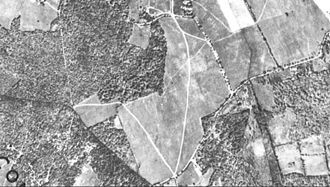 1930 Glider Fields Aerial Bernards Township