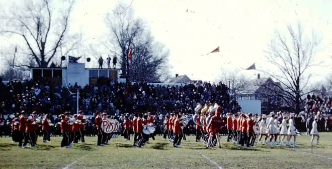 1955 Plainfield v Westfield Football WHS Field