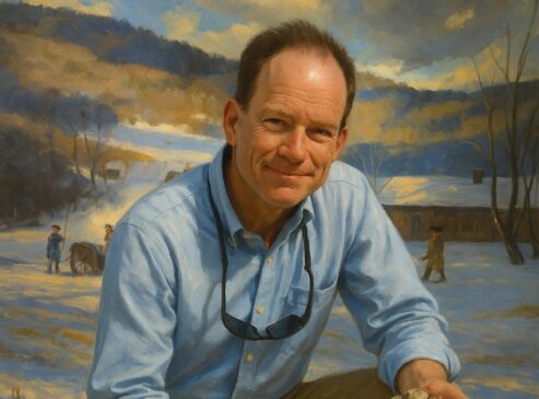 AI John Seidel at Pluckemin Mr Local History