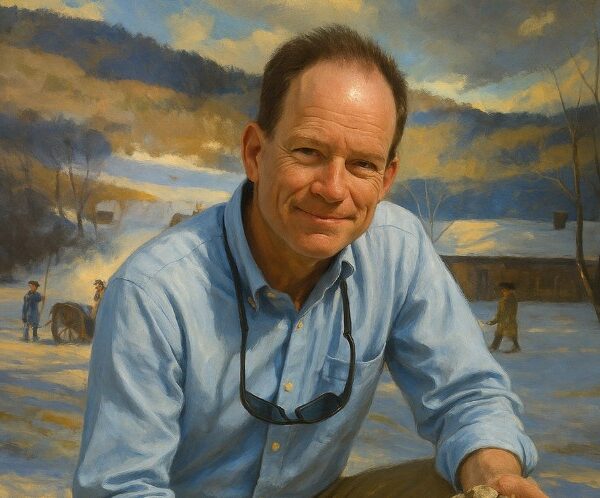 AI John Seidel at Pluckemin Mr Local History