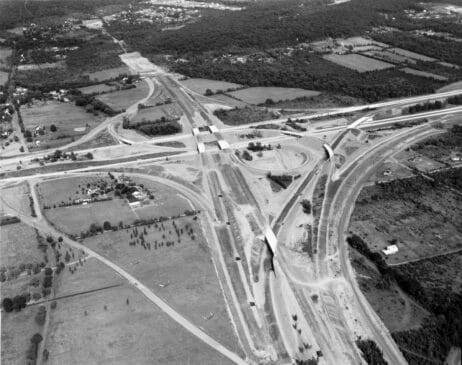 BM 1966 Route 287 Interchange Under Construction
