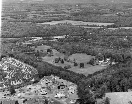 BM 1985 Ellsworth estate and the intersection of Route 287 and Route 202 206