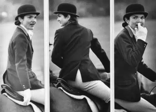 During her second marriage Jacqueline Kennedy Onassis began a new custom of spending Thanksgiving morning on a fox hunt at her New Jersey countryside home. UPI