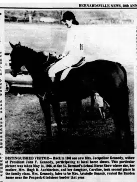 Jackie Kennedy May 14 1966 Gill St Bernards
