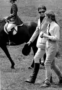 Jackie Onassis Caaroline Bernardsville Horse Show New Jersey 1970 Ron Galella Staley Wise Gallery New York