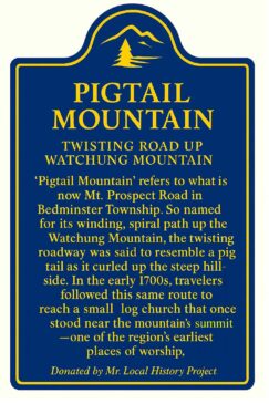 Pigtail Mountain Historic Marker Mr Local History