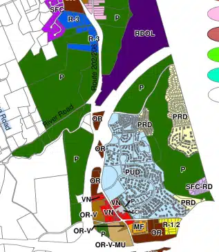 Residental Map Bedminster