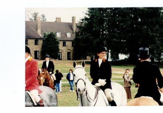 acqueline Kennedy Onassis Essex Foxhounds Thanksgiving. Left John F. Kennedy Jr. Photo by Nancy Jaffer Mr Local History