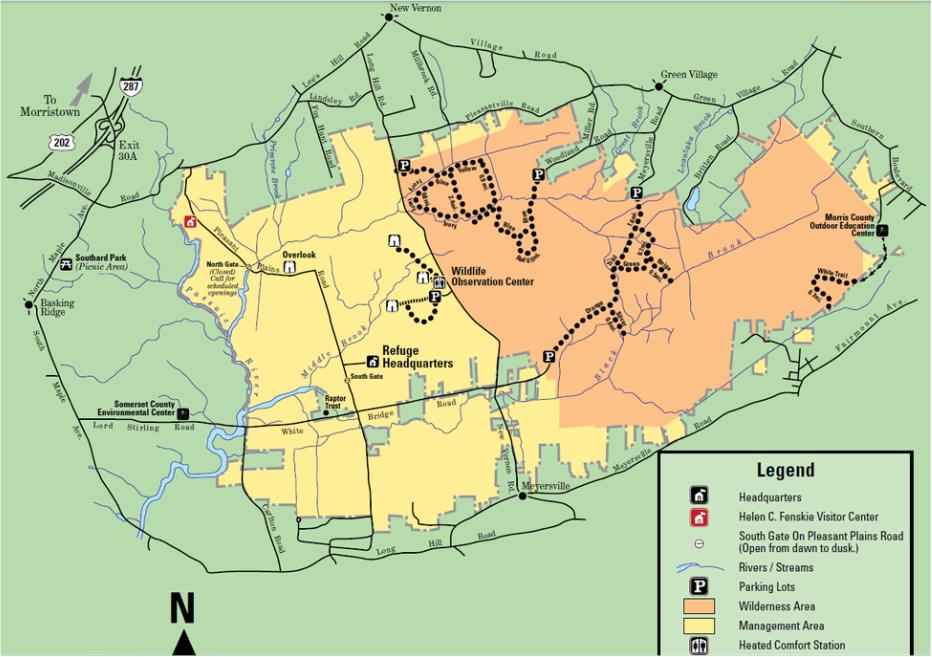 Great Swamp NJ Map