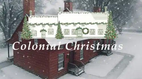 JVH Colonial Christmas Banner Mr Local History
